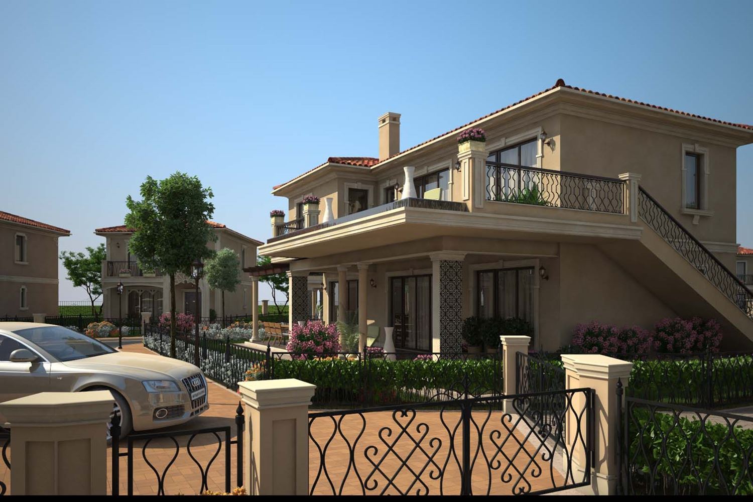 Dwupiętrowy dom z dwiema sypialniami i miejscem parkingowym w nowoczesnym, zamkniętym kompleksie o długoterminowym potencjale inwestycyjnym