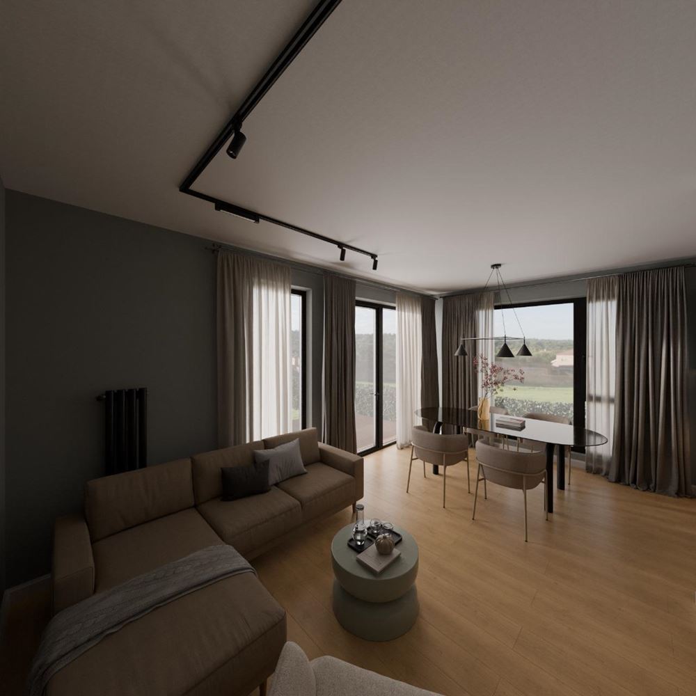 Nowy dom miejski typu townhouse – nowoczesny dom do całorocznego zamieszkania w spokojnej okolicy nad morzem