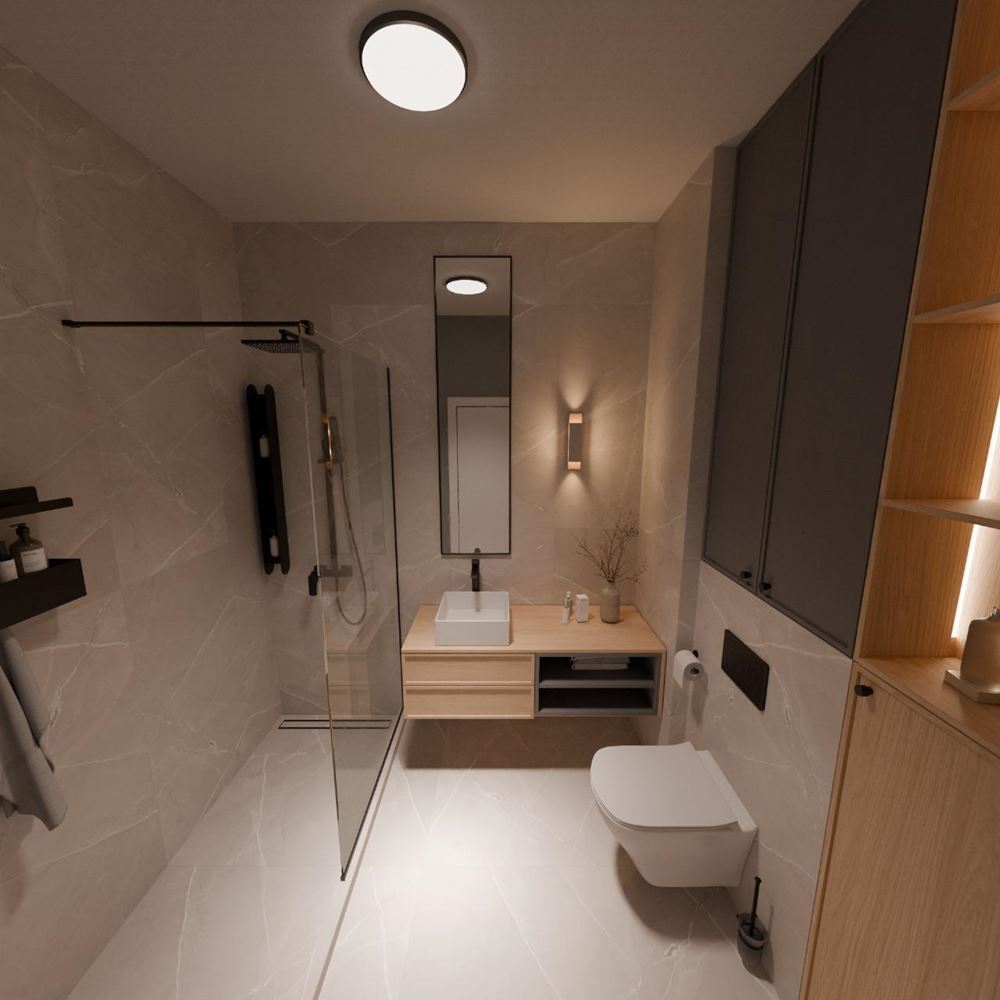 Nowy dom miejski typu townhouse – nowoczesny dom do całorocznego zamieszkania w spokojnej okolicy nad morzem
