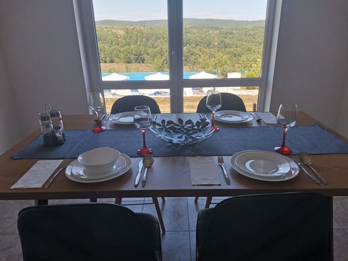 Przestronny dom parterowy z panoramicznym widokiem w eko-kompleksie w Górach Bałkańskich