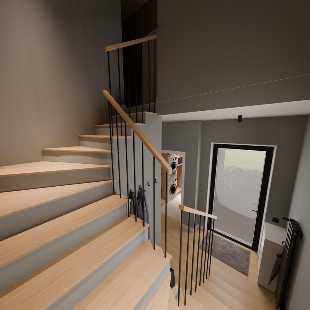 Nowy dom miejski typu townhouse – nowoczesny dom do całorocznego zamieszkania w spokojnej okolicy nad morzem