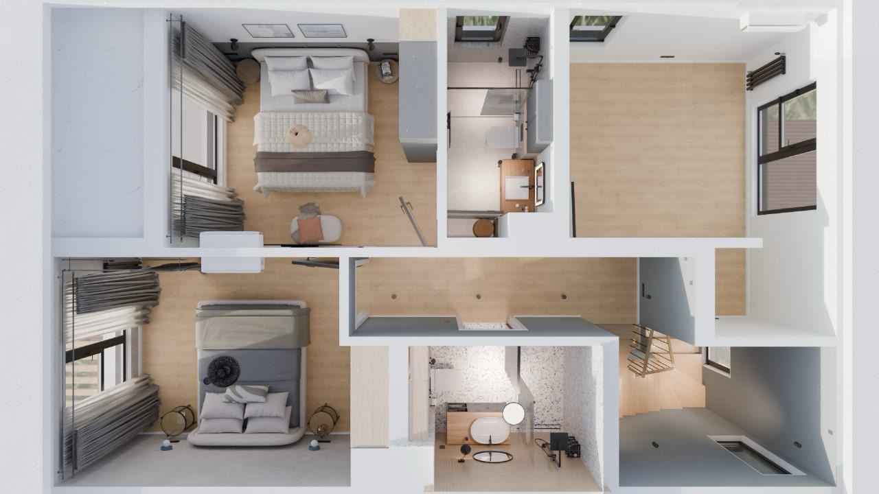 Nowy dom miejski typu townhouse – nowoczesny dom do całorocznego zamieszkania w spokojnej okolicy nad morzem